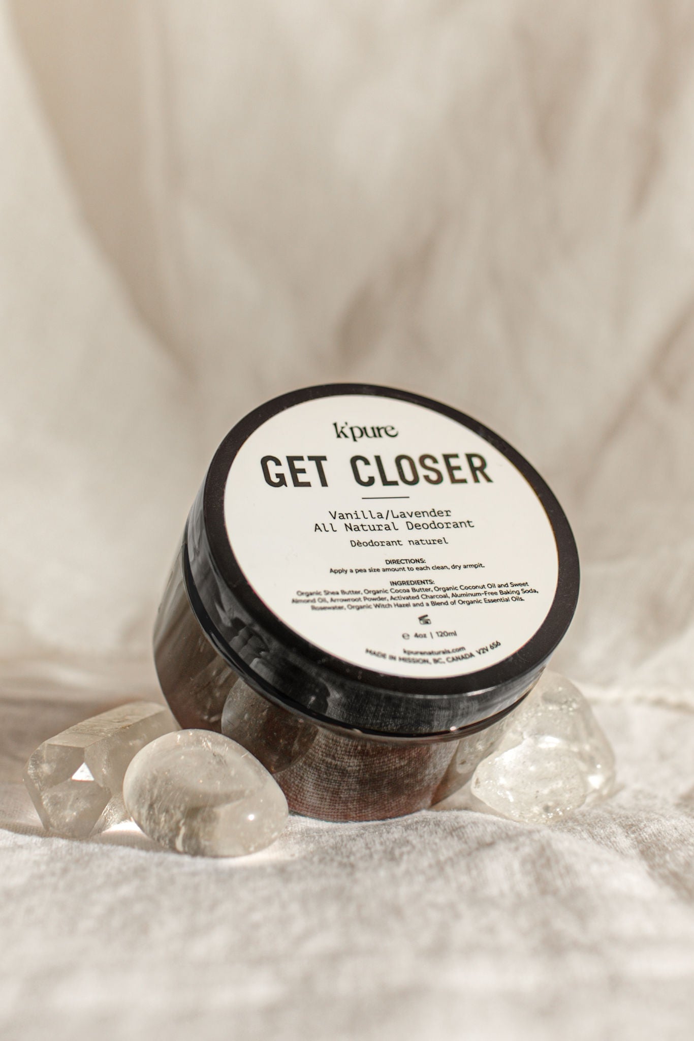 Get Closer, All Natural Deodorant